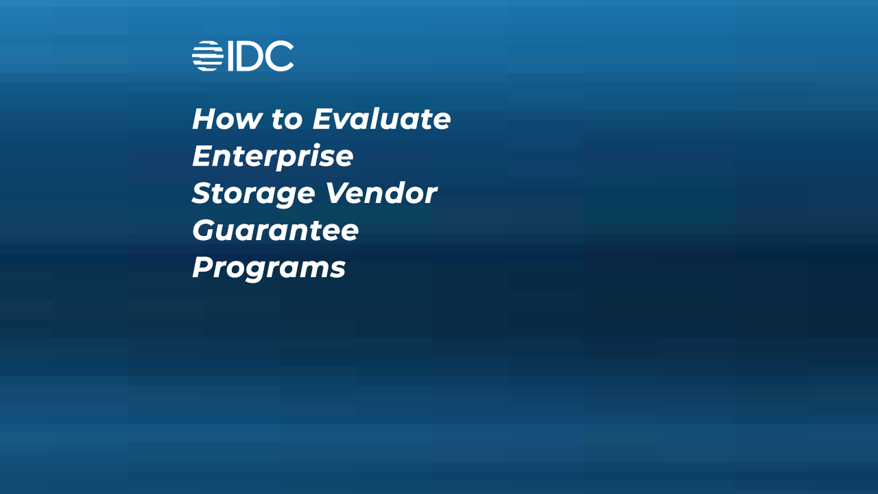 How to Evaluate Enterprise Storage Vendor Guarantee Programs