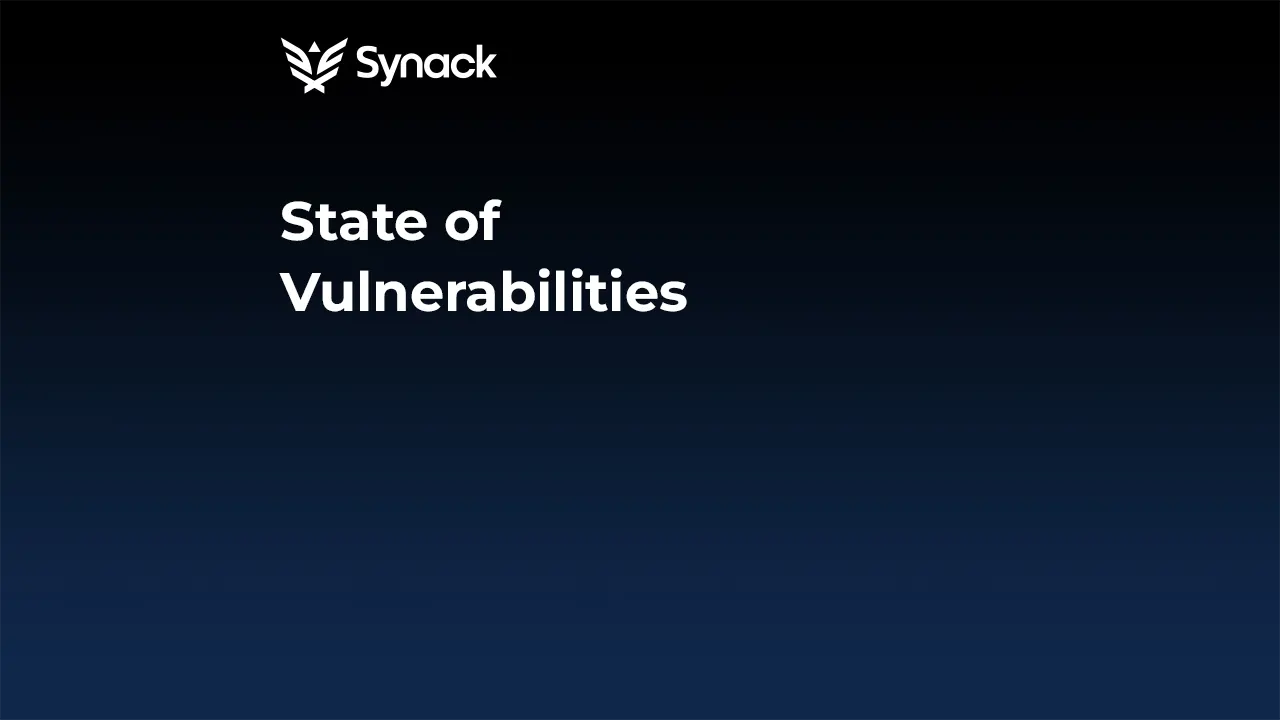 State of Vulnerabilities