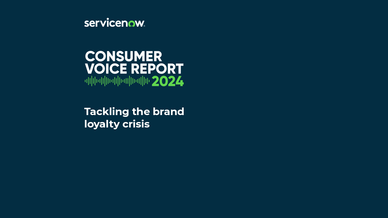 Tackling the brand loyalty crisis 1