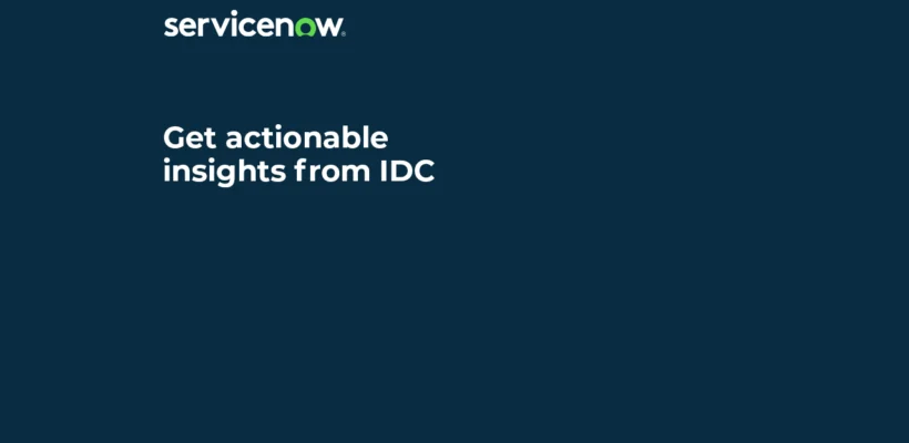 Get actionable insights from IDC